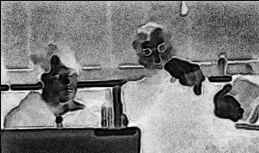 Figure 6.1 - Indicating change of perspective via gesture